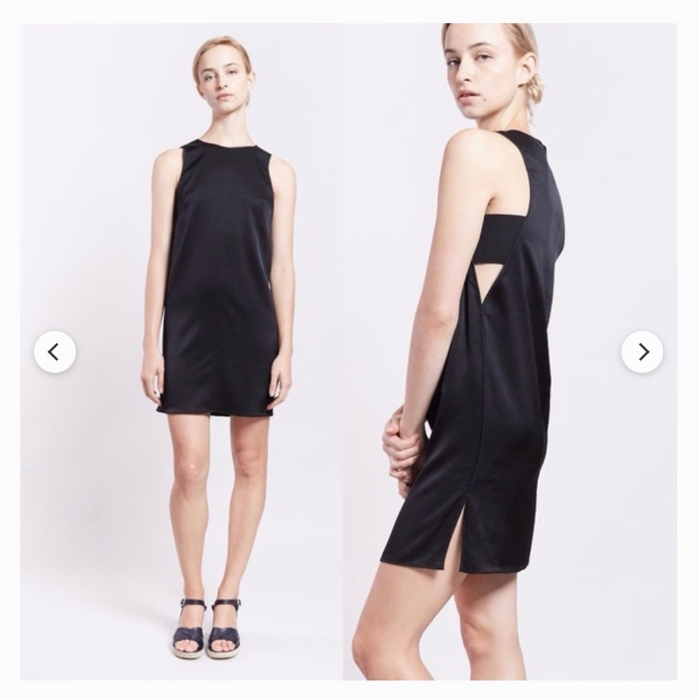 rag & bone Clementine Black Sleeveless Mini Dress